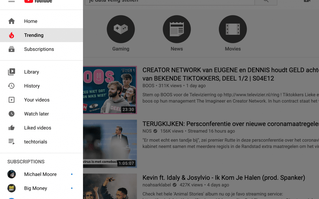 Youtube-archief downloaden en Youtubekanaal verwijderen