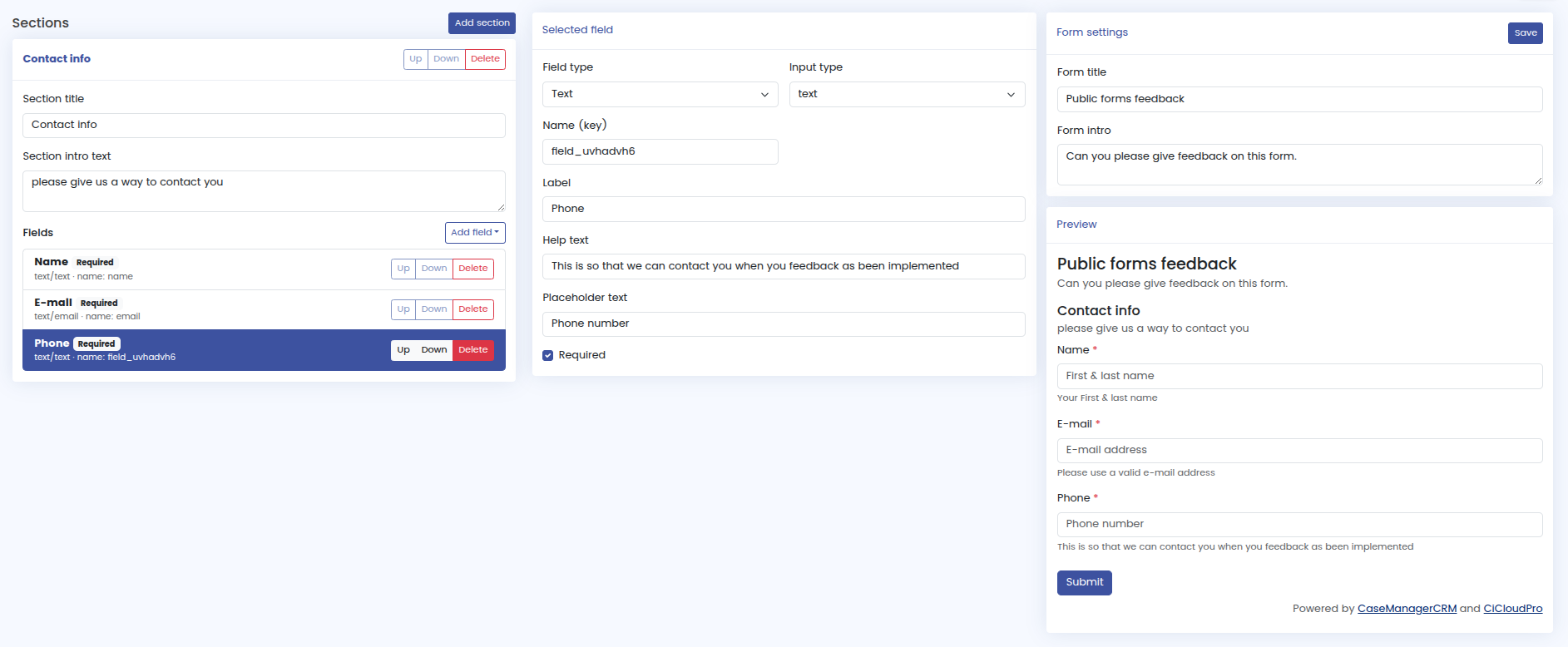 CaseManagerCRM now has a Visual Form Builder - Discover the new form builder in CaseManagerCRM. Create,...