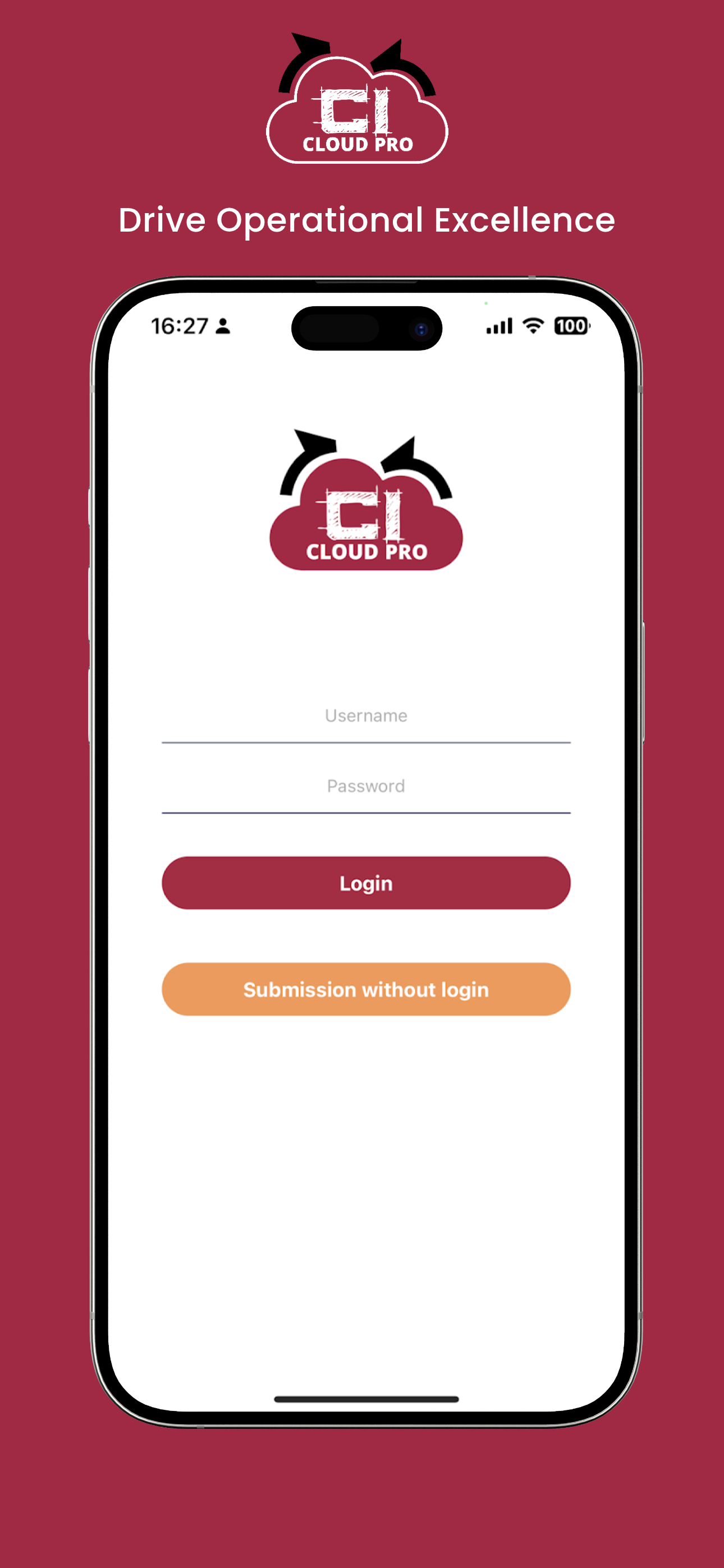 CiCloudPro Mobile App – Screenshot 1