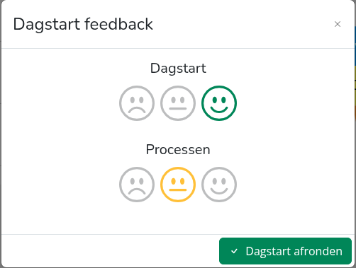 Daily Start module team score and logging