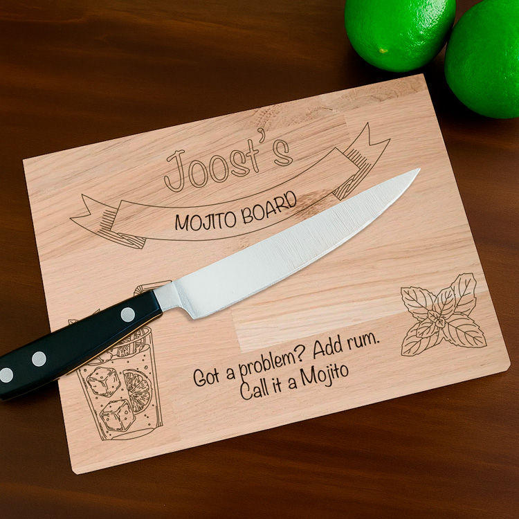 Personalized Engraved Mojito Serving Board – The Perfect Custom Gift! - Buy Online