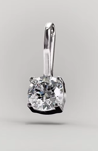 Beter dan bij Zeeman: Zilveren hanger met labgrown diamant VVS