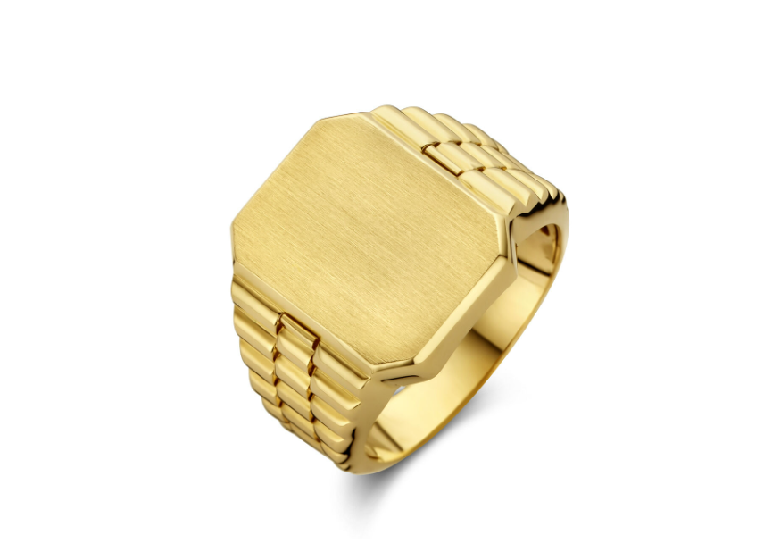 14krt gouden zegelring