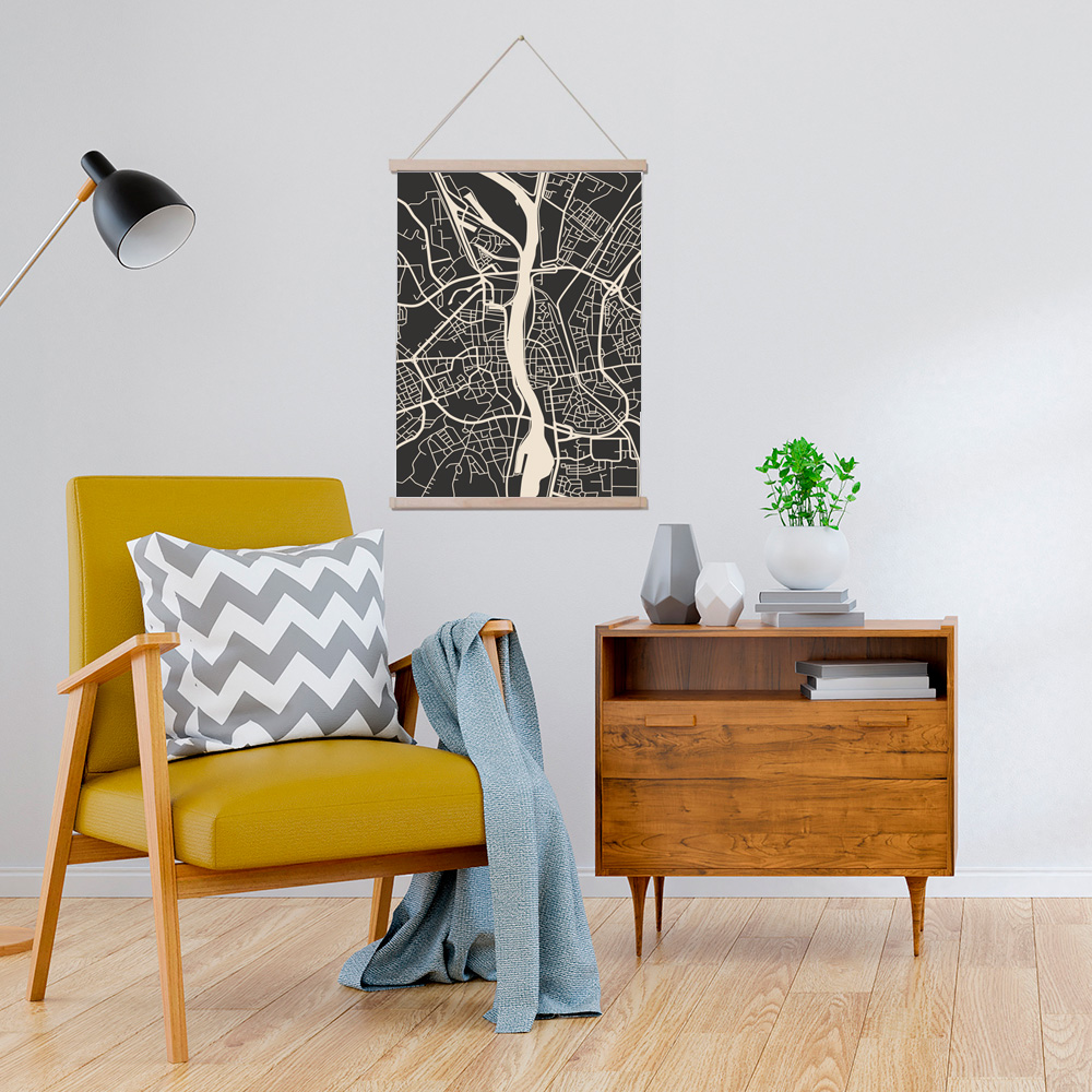 Map Maastricht Black-White — gallery 1